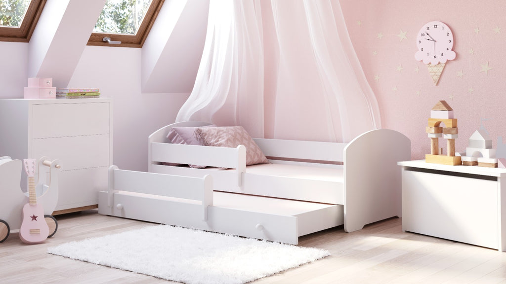 Double bed LUK 160x80 white
