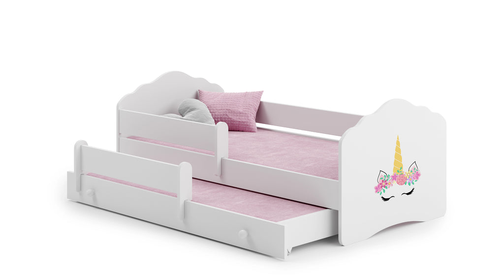 Wave double bed 160x80 - Unicorn horn