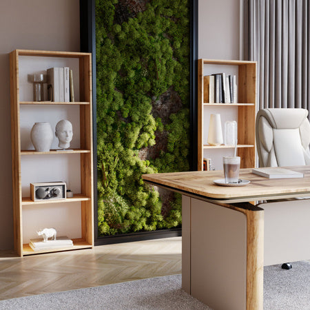 Bookcase LONI 160x60 cm - colour Artisan Oak