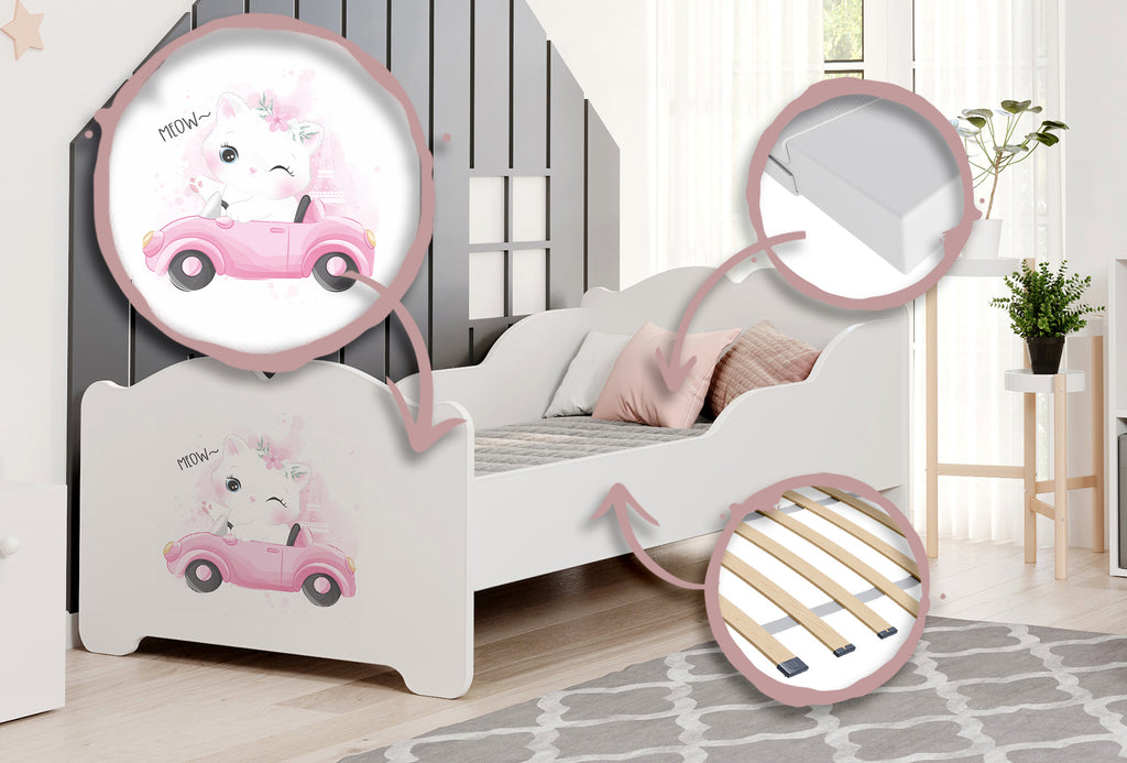 Child's bed ANNA with mattress 160x80 Cat