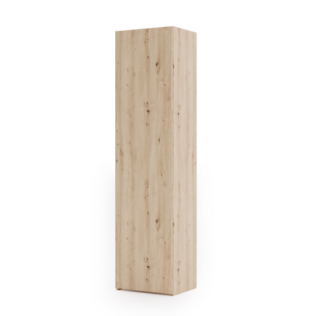 Solid bookcase LONI 160x40 cm - colour Artisan oak
