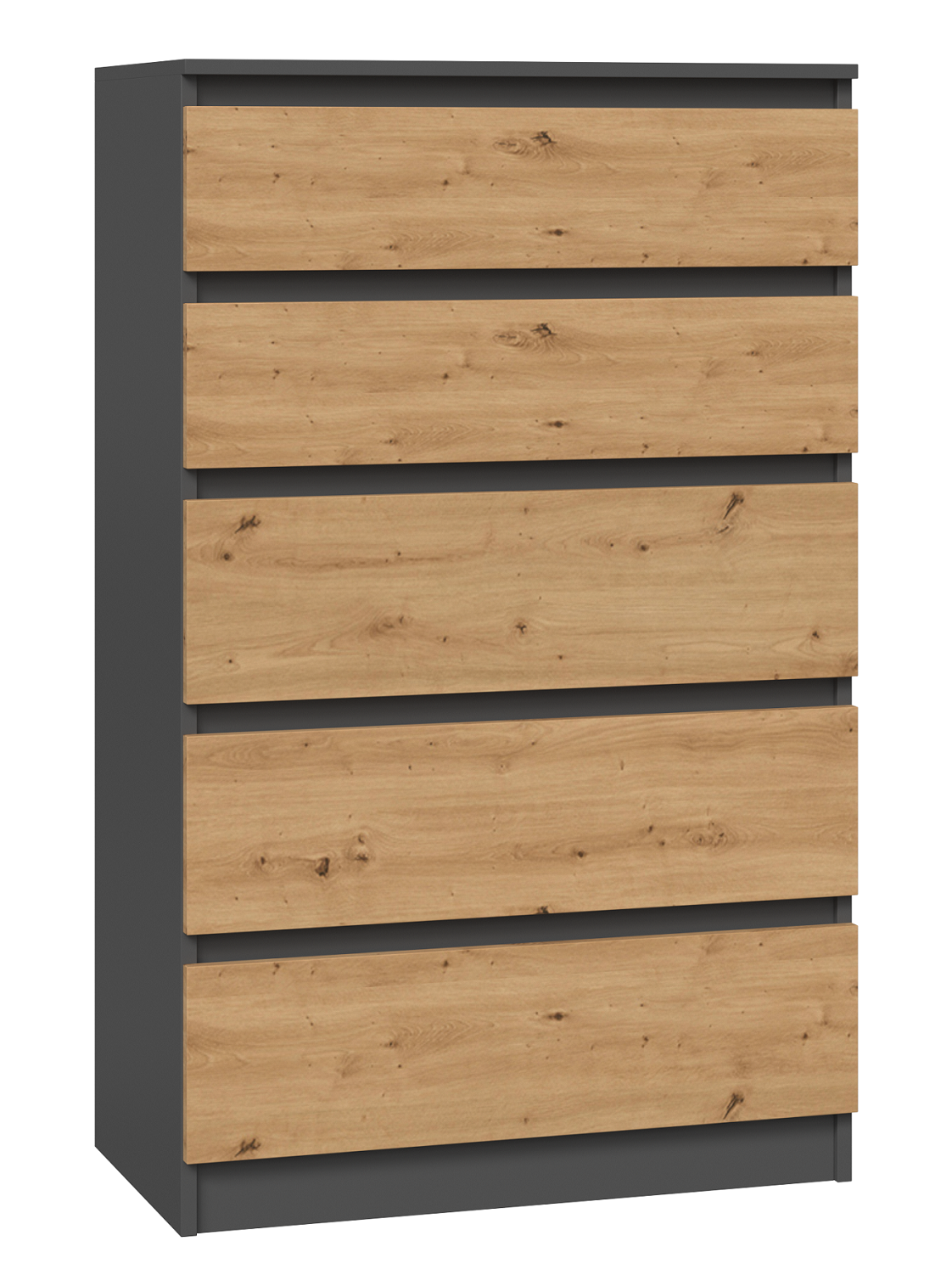 Komód Malwa M5 antracit artisan tölgy
