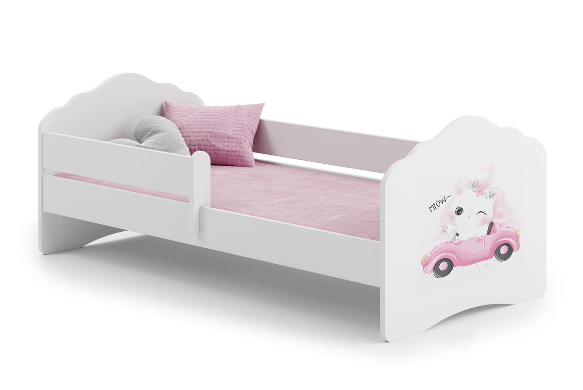 FALA children's bed 140x70 with railing - Cat