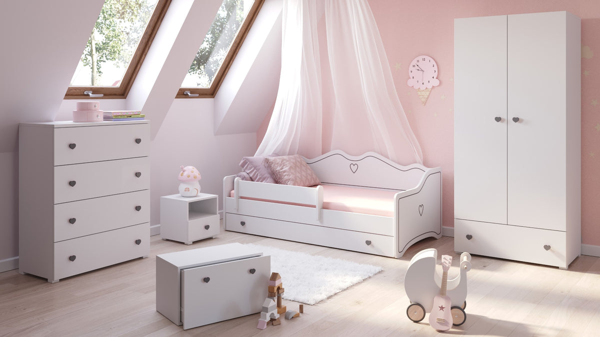 Emma youth bed 180x80 grey