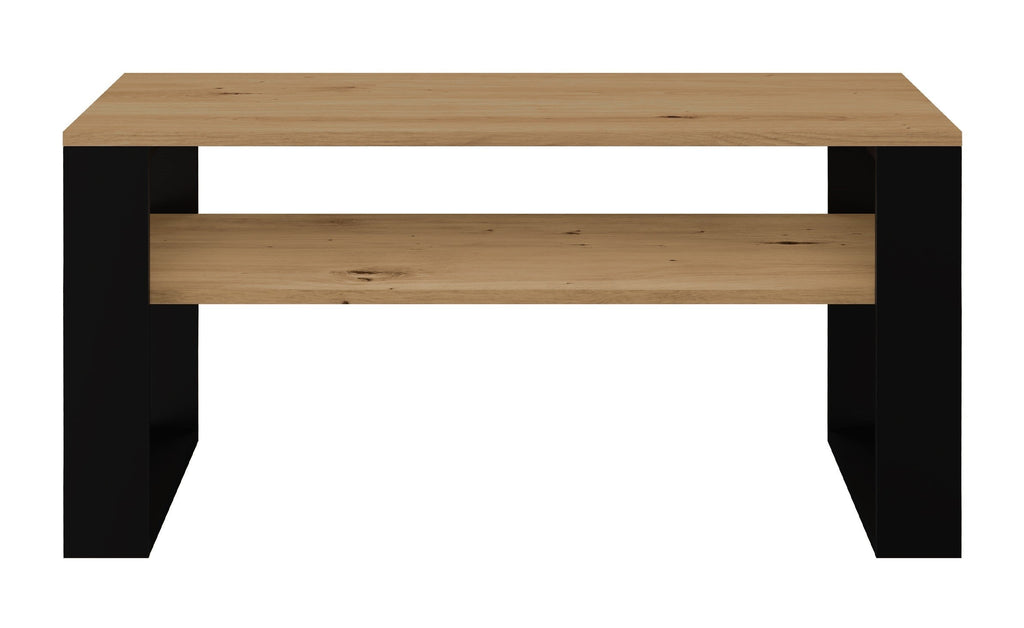 Dohányzóasztal 1P artisan tölgy fekete