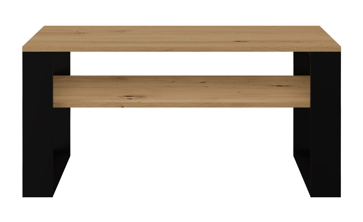 Dohányzóasztal 1P artisan tölgy fekete