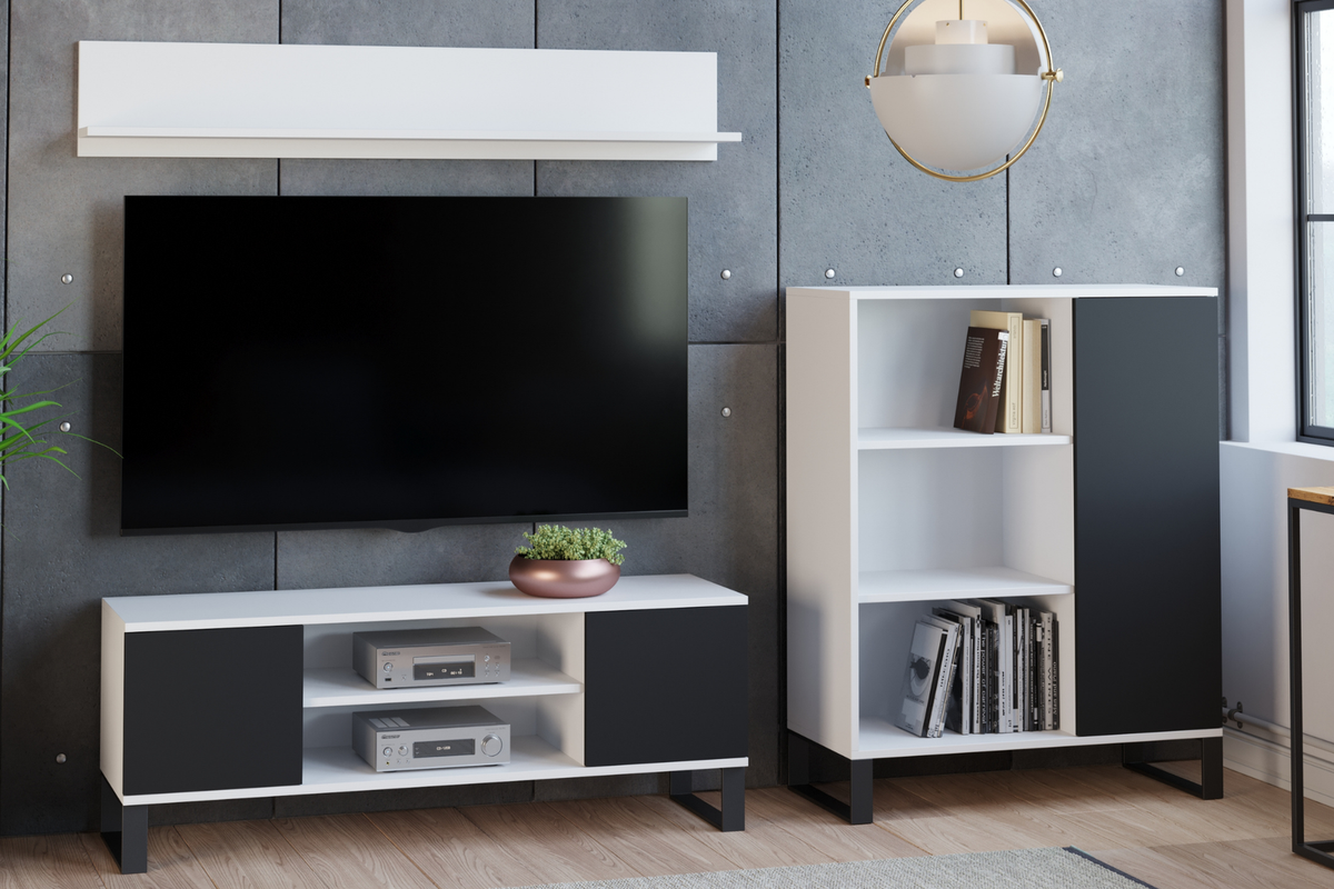 Shelf white 100 cm - white
