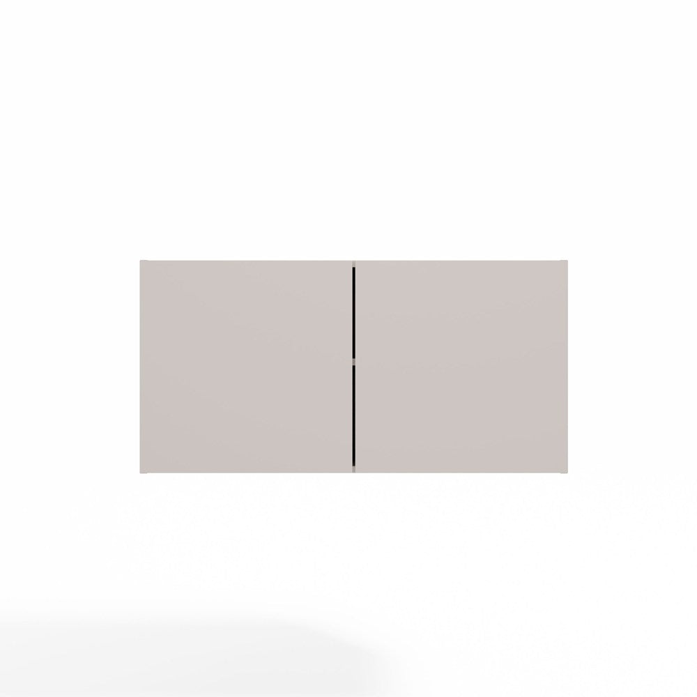 Szekrény SENSO 4D felépítménnyel Wysoka kasmír ajtó arany fogantyúkkal 250x200 cm