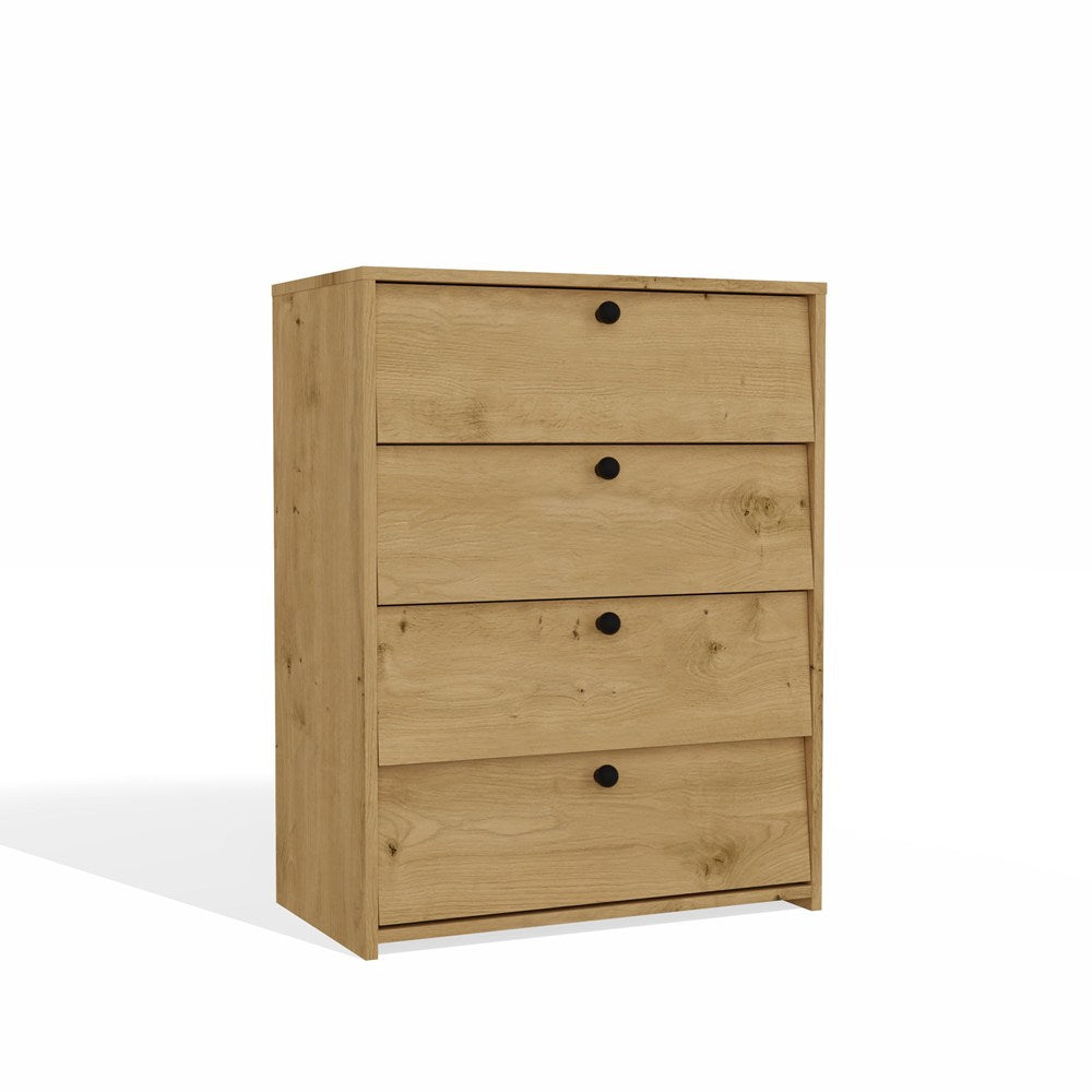 Cipősszekrény LOKA artisan tölgy 4 ajtós lenyíló 66 cm