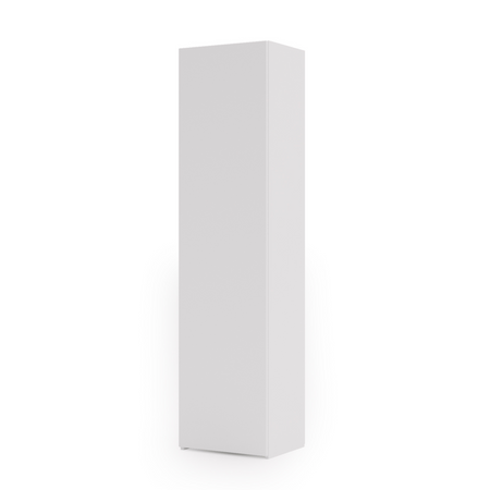 Solid bookcase LONI 160x40 cm - colour White