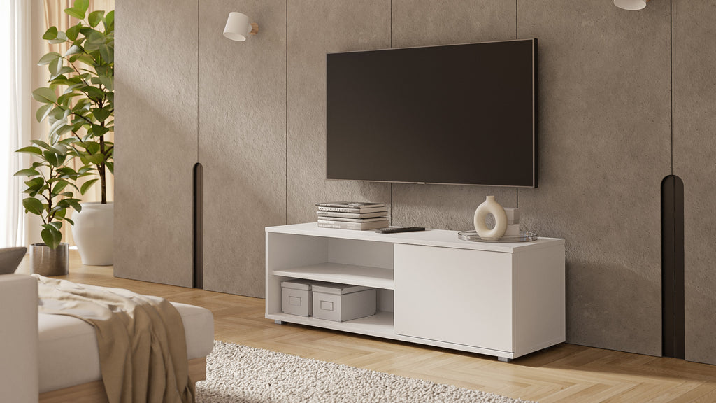 VIVA 110 cm RTV cabinet - White
