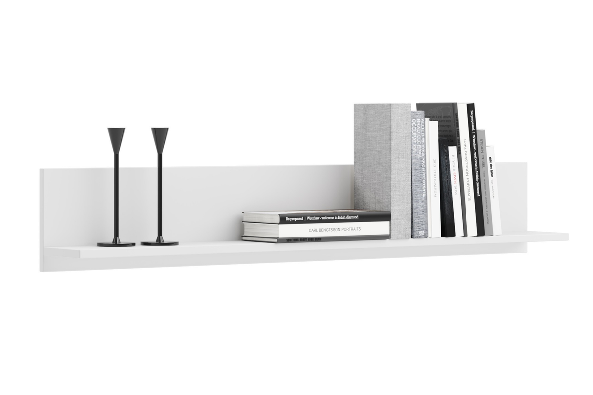 Shelf white 100 cm - white