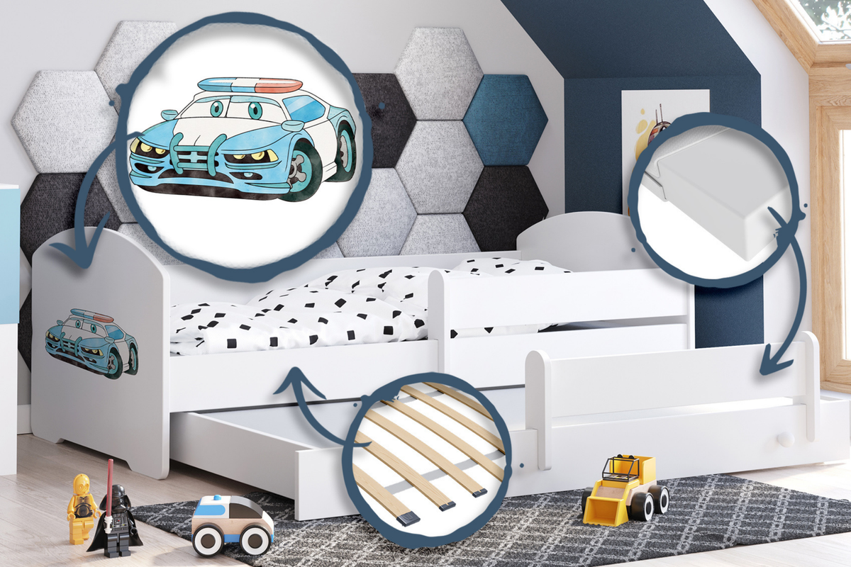 Double bed Luk 160x80 - Police