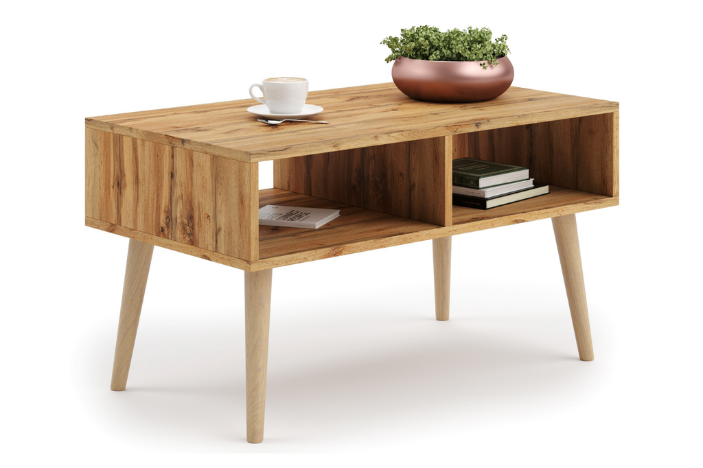 Sandi coffee table oak craft gold