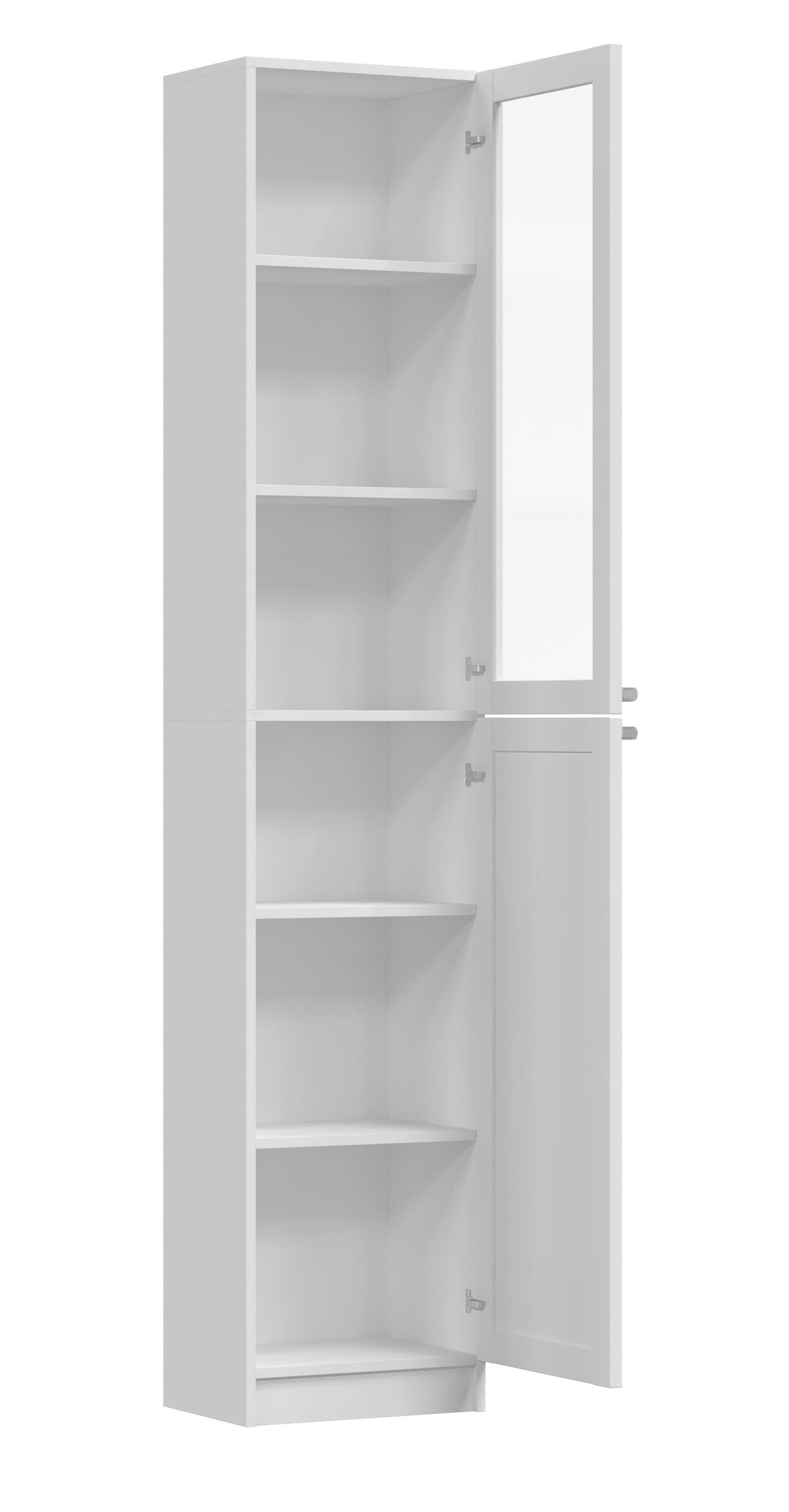 Vitrines szekrény PAFOS W40/SH fehér