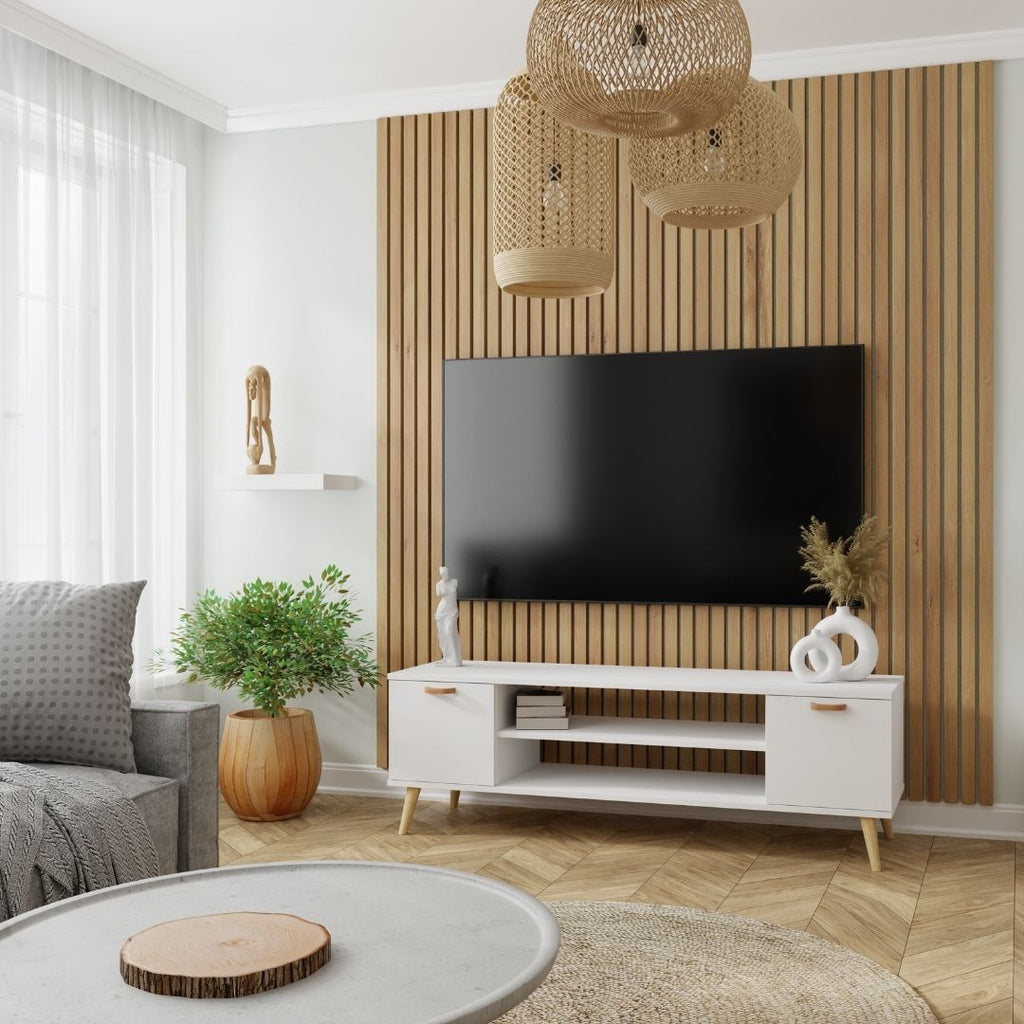 RTV Focus white 155 cm - Scandinavian