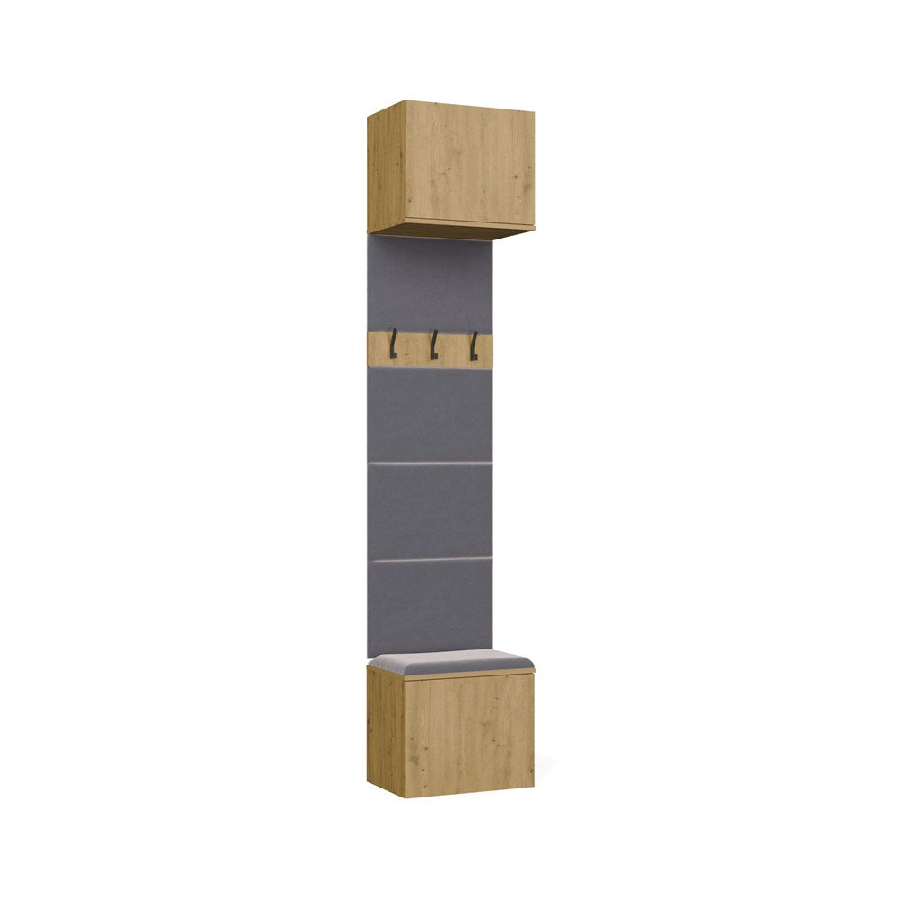 Előszobabútor Fogas HAGA 1W artisan tölgy