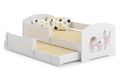 Double bed Luk 160x80 - Girl with unicorn