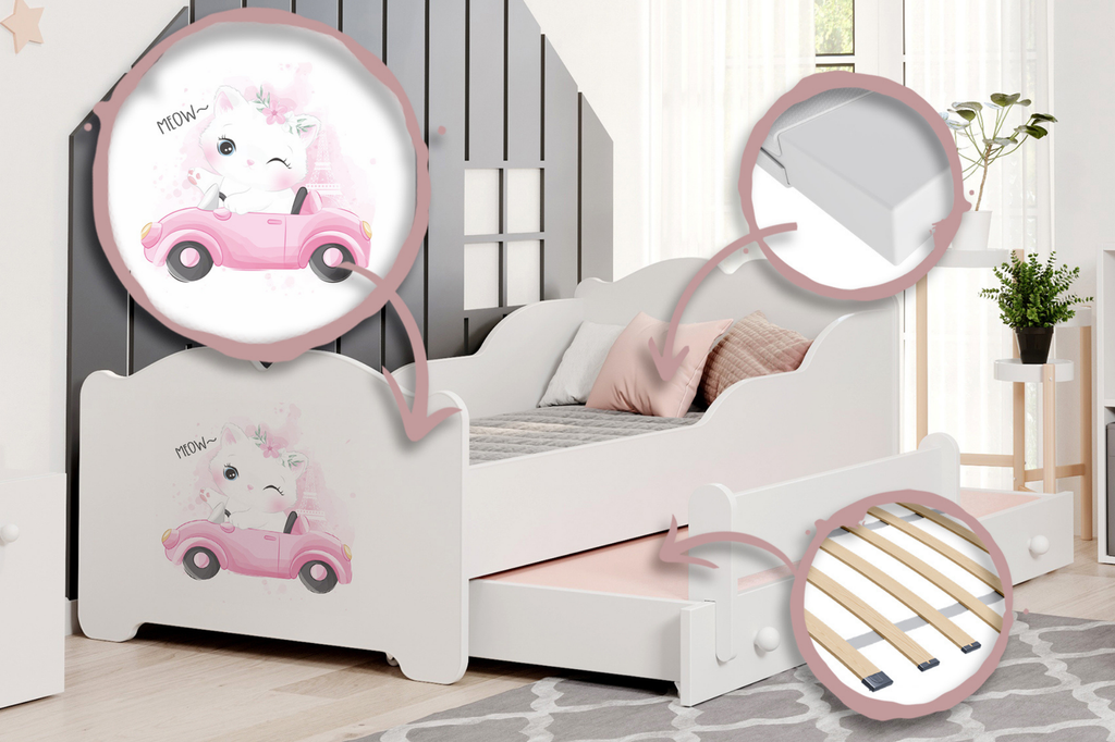 Double bed ANNA 160x80 Cat
