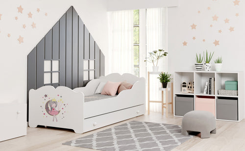 ANNA children's bed with drawer 140x70 Sleeping princess