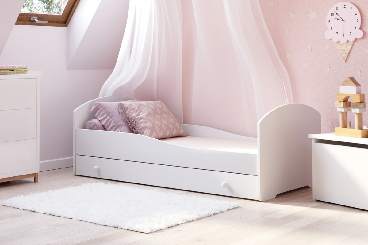 Single bed Luk 140x70 with drawer
