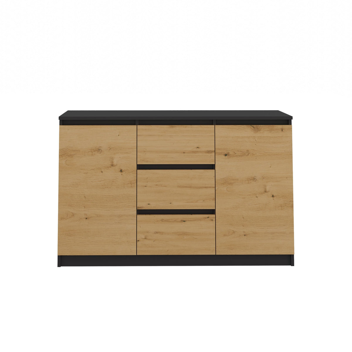 Komód Malwa 2D3S antracit artisan tölgy