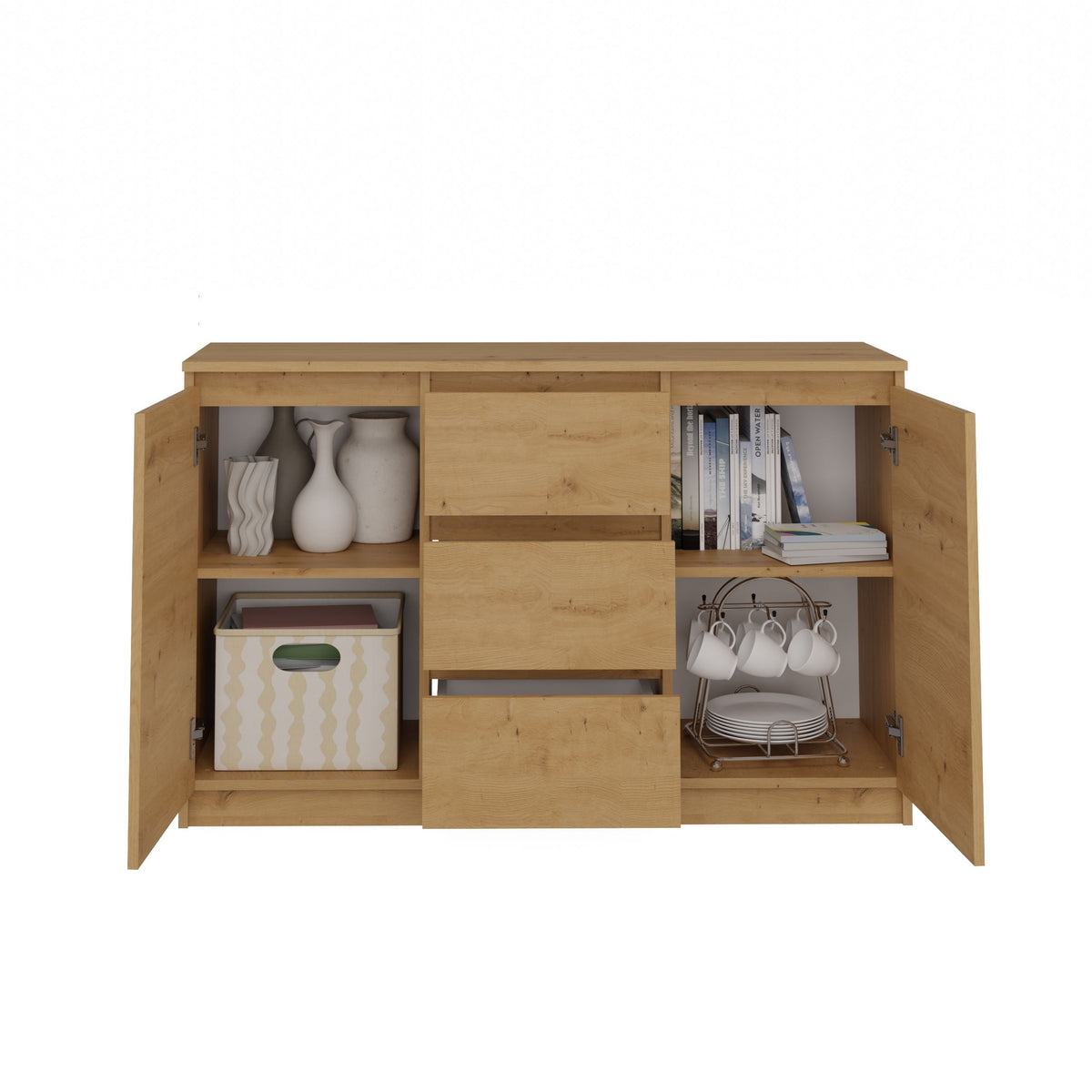 Komód Malwa 2D3S artisan tölgy