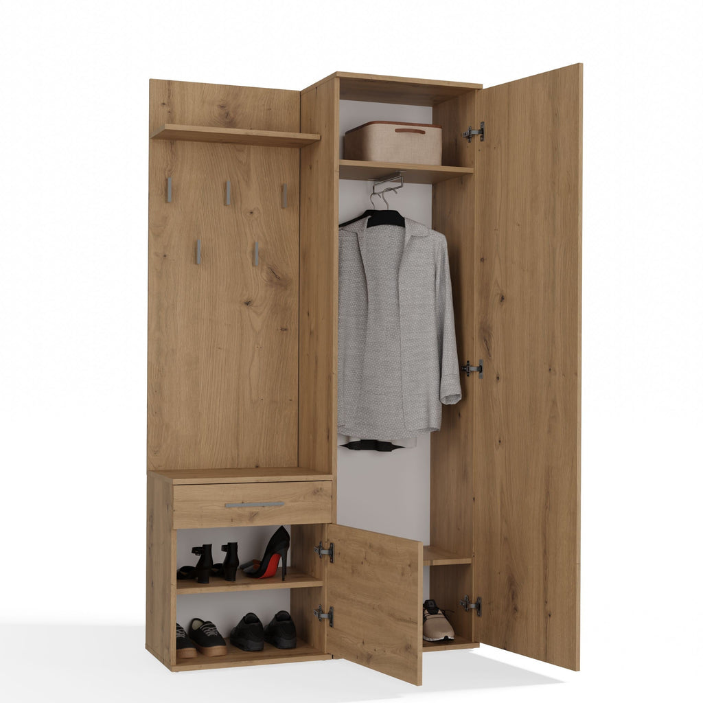 Előszobabútor DUO artisan tölgy