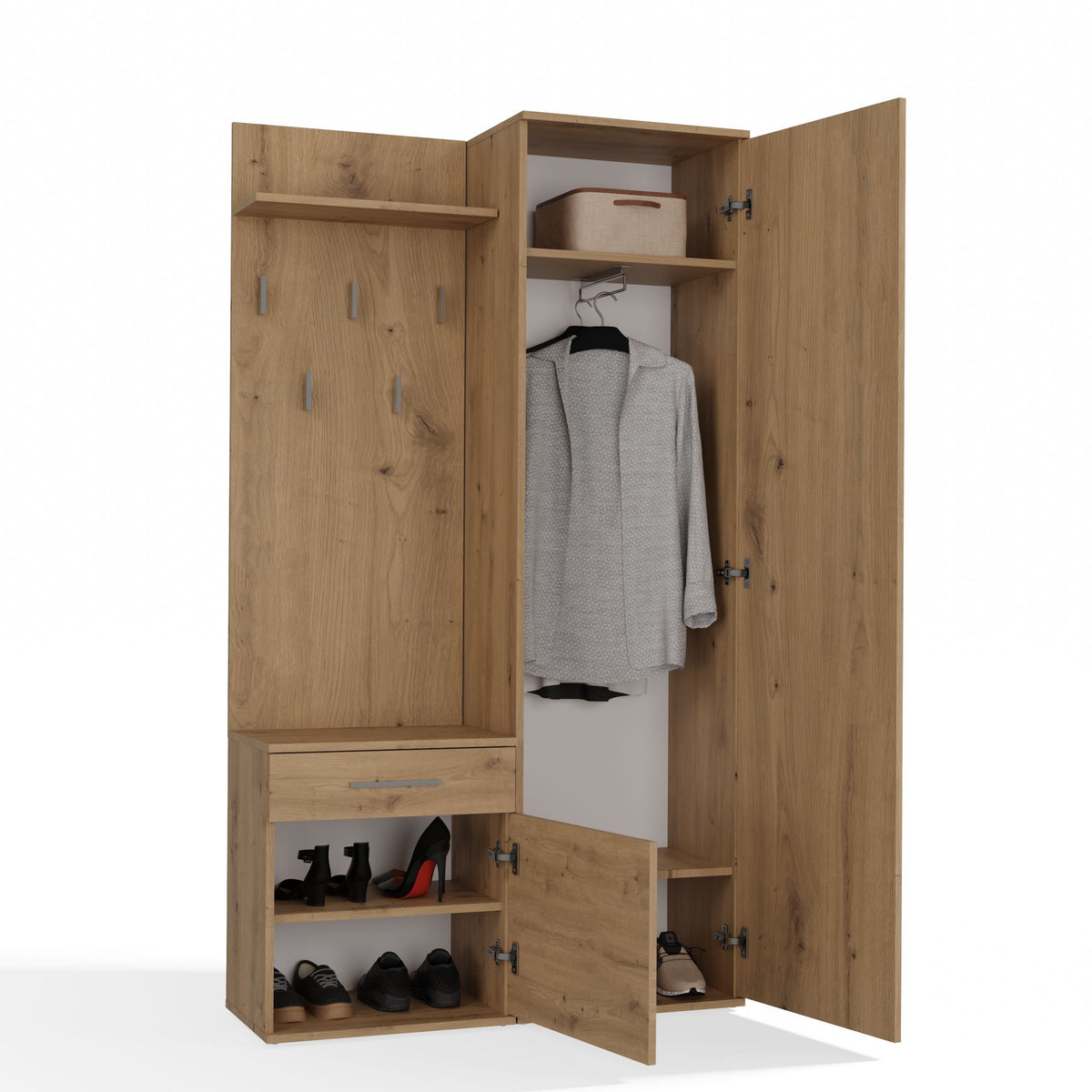 Előszobabútor DUO artisan tölgy
