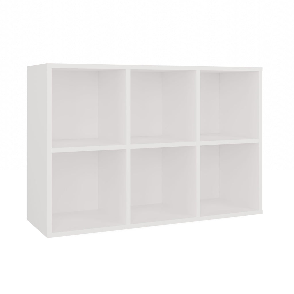 Polcos szekrény Malax MINI 2X3 fehér