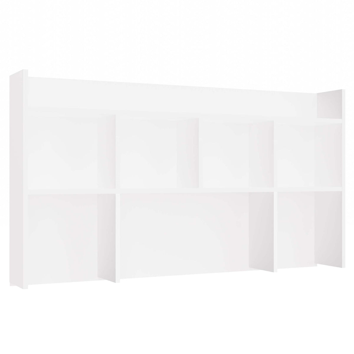 Íróasztal-felépítmény – 130 cm, fehér