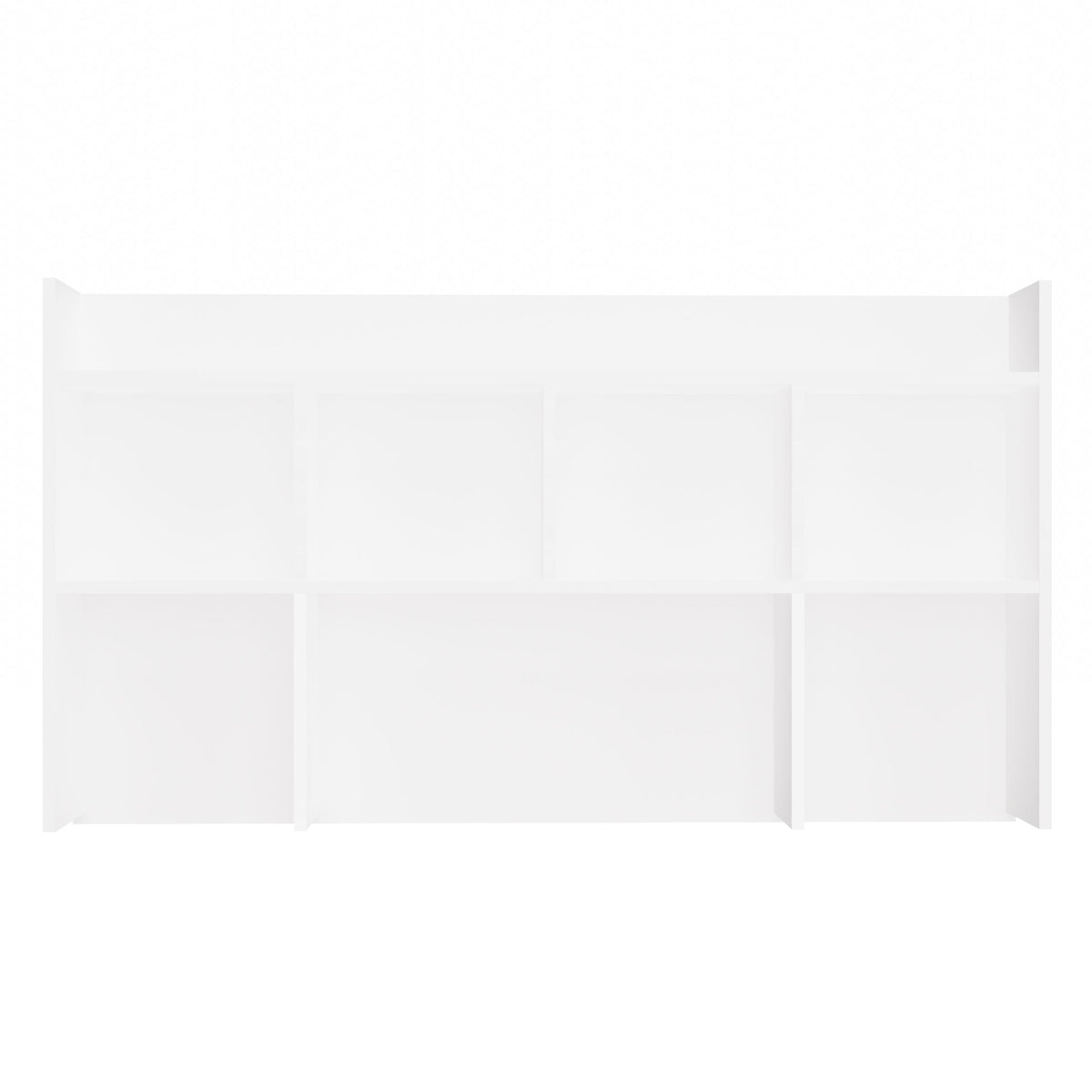Íróasztal-felépítmény – 130 cm, fehér