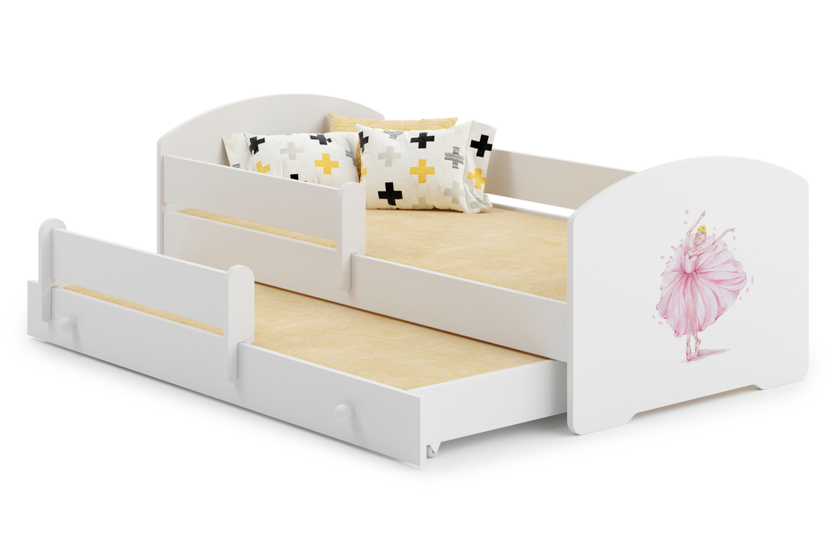 Double bed Luk 160x80 - Princess in the crown