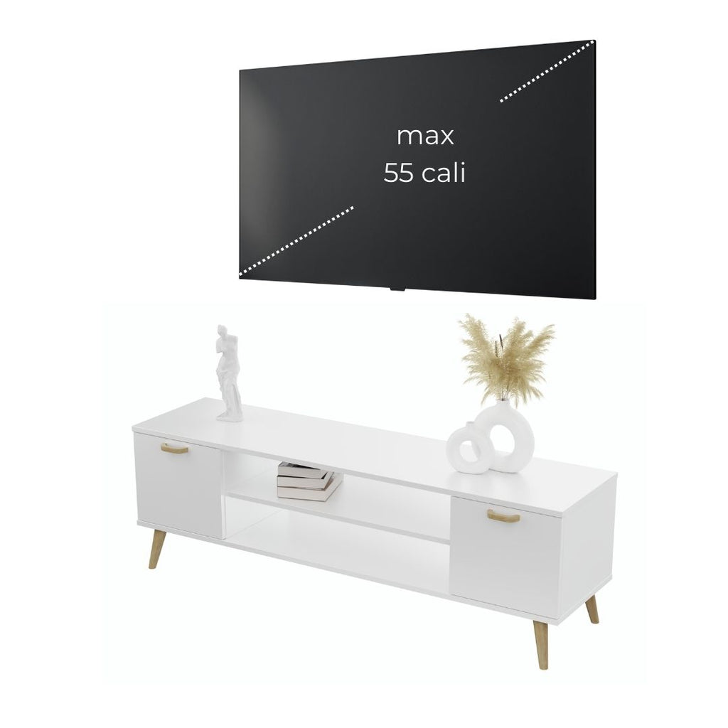 RTV Focus white 155 cm - Scandinavian