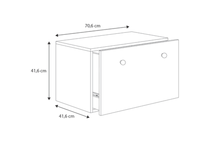 Inga toy box - ball handle