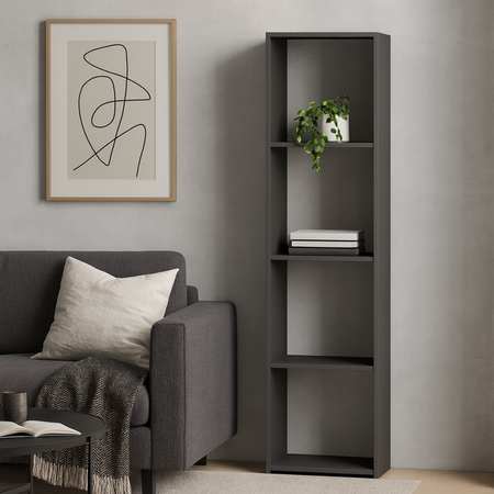 Shelving unit LONI 160x40 cm - colour Grey