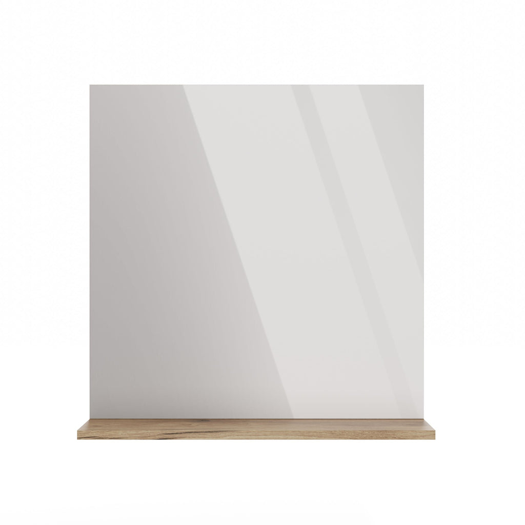 Fürdőszobai tükör polccal TIGO 60x61,5 cm Evoke tölgy