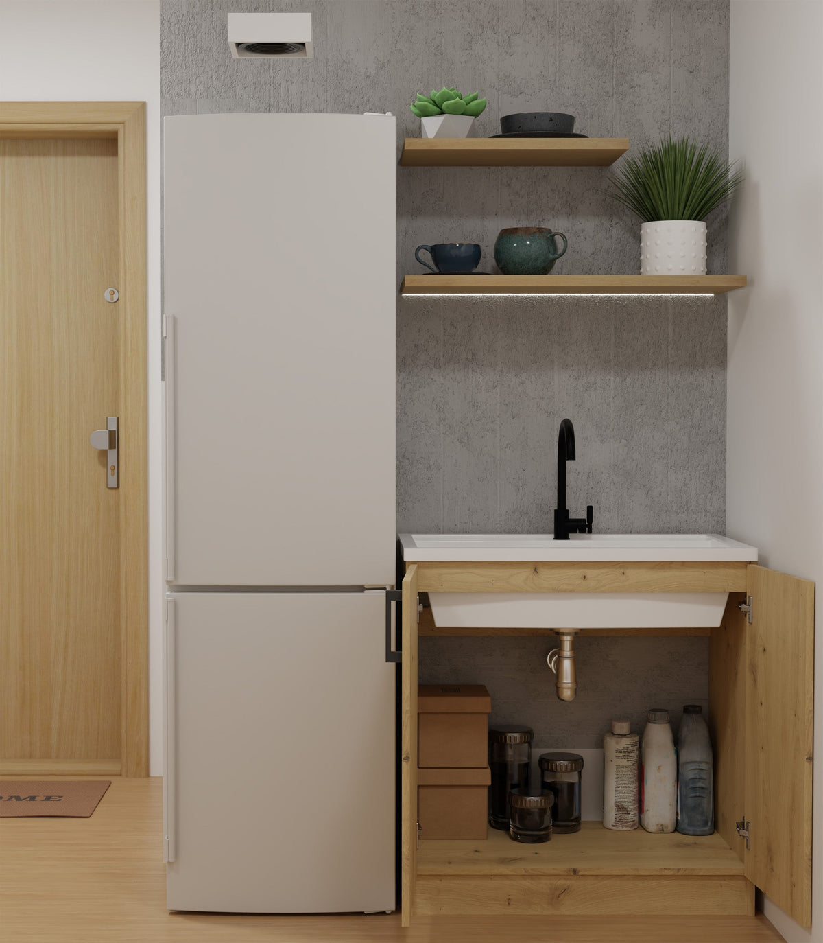 Alsó konyhaszekrény KATIA D-80 artisan tölgy