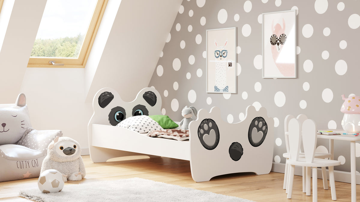 Panda children's bed 140x70