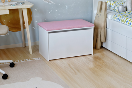 Daria toy box - pink panel