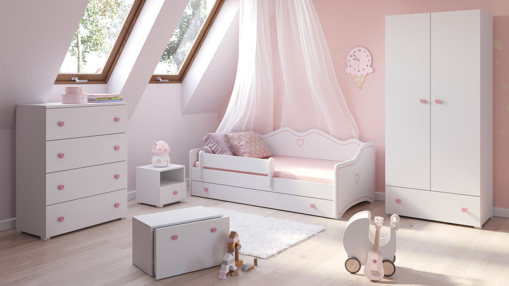 Emma youth bed 180x80 pink