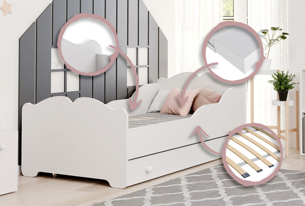 ANNA children's bed with drawer 160x80