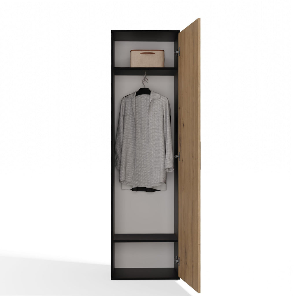 Szekrény DUO antracit artisan tölgy
