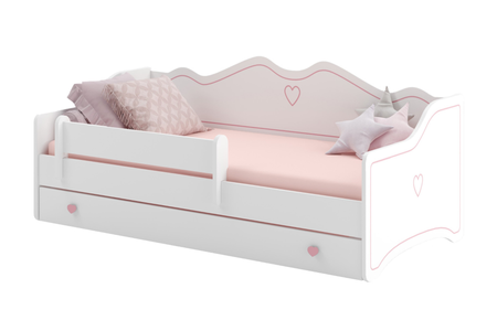 Emma children's bed 140x70 pink