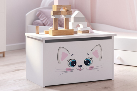 Daria toy box - Pink cat