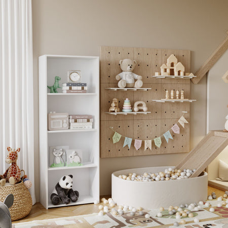 Bookcase LONI 160x60 cm - colour White