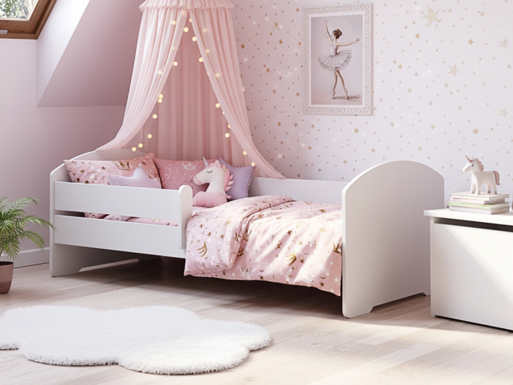 Single bed Luk 140x70 with railing