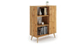 Fondi bookcase - Scandinavian style oak craft