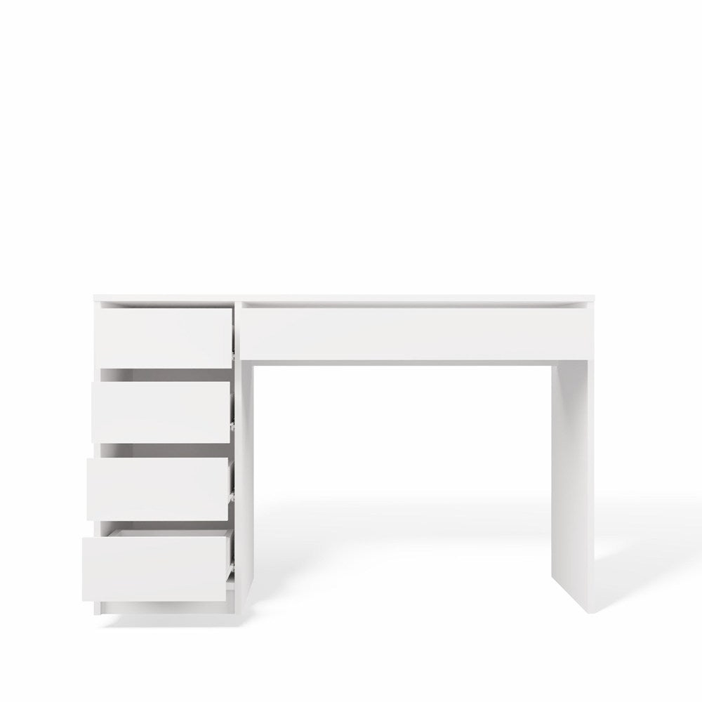 Íróasztal ARTO fehér 120 cm 5 fiókos