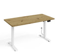 BIMOTION elektromosan állítható íróasztal 120×65 cm – artisan tölgy / fehér – 1. kép